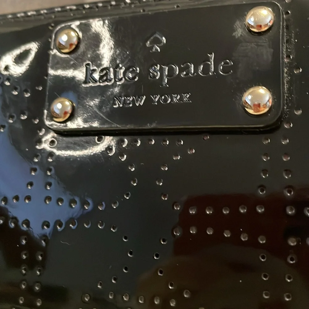 Kate Spade perforated Neda zip around wallet